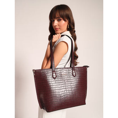 THE GUSTO Women Wine Evoke Tote Bag (M)