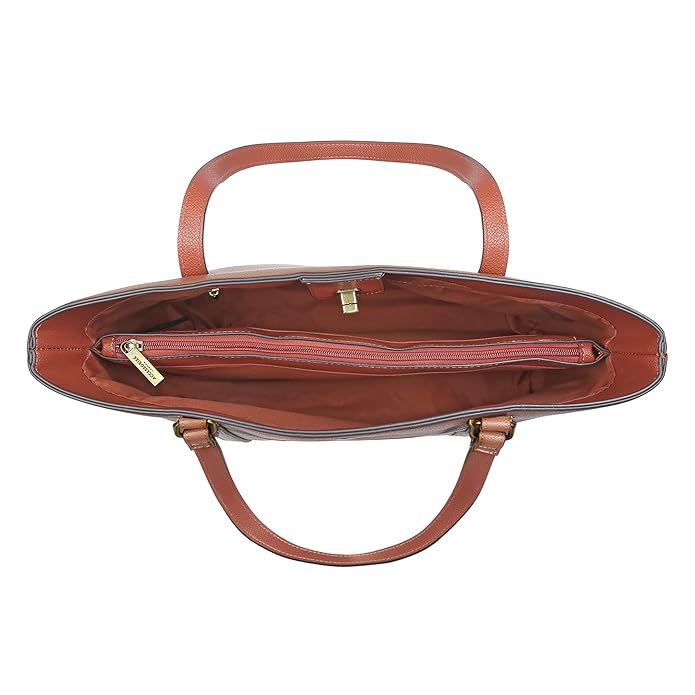 Accessorize London women's Tan Britney Bee Tote