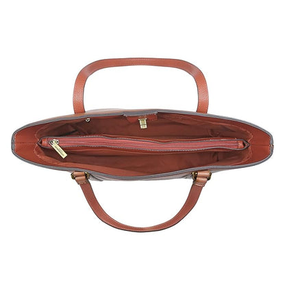 Accessorize London women's Tan Britney Bee Tote